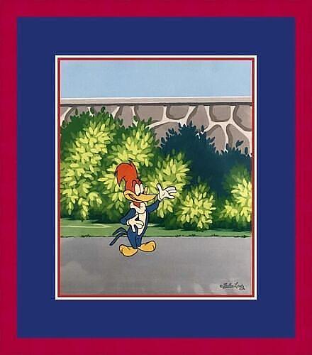 1950's Woody Woodpecker Hand Painted Cel Walter Lantz
