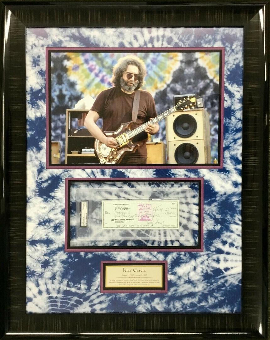 Jerry Garcia Signed Check The Grateful Dead