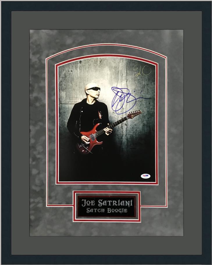 Joe Satriani Guitarist Signed Photograph