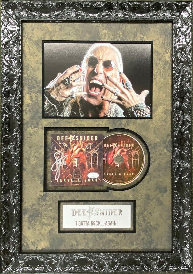 Dee Snider Twisted Sister Signed CD Leave a Scar