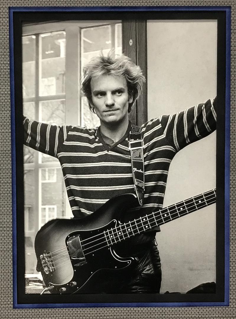 Sting Signed Cut The Police