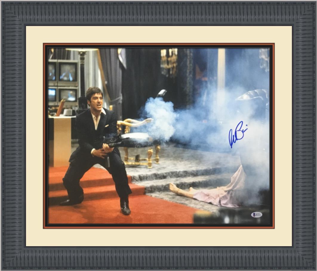 Al Pacino Scarface Autographed Photo Say Hello To My Little Friend