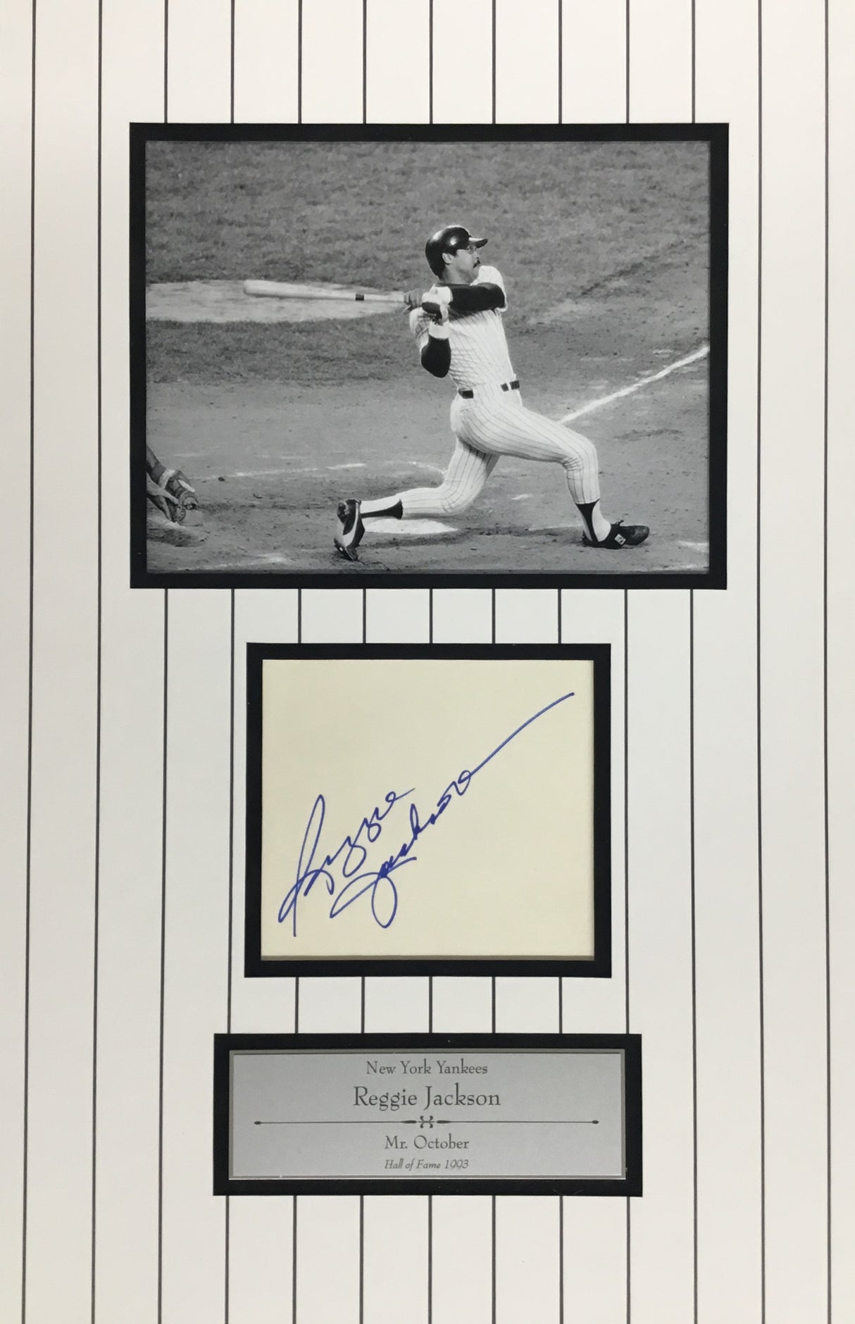 Reggie Jackson-New York Yankees signed cut