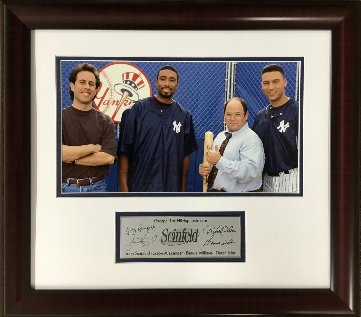 Seinfeld New York Yankees Laser Engraved Signature Series