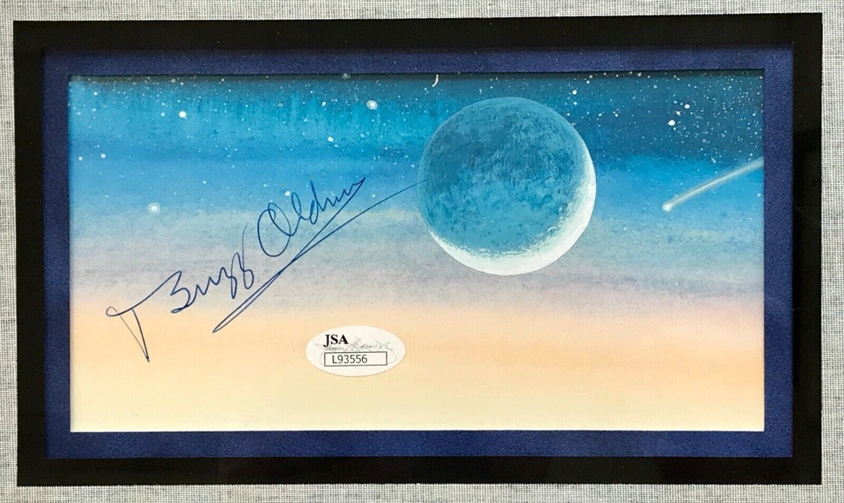 Edwin "Buzz" Aldrin-Apollo 11 signed cut