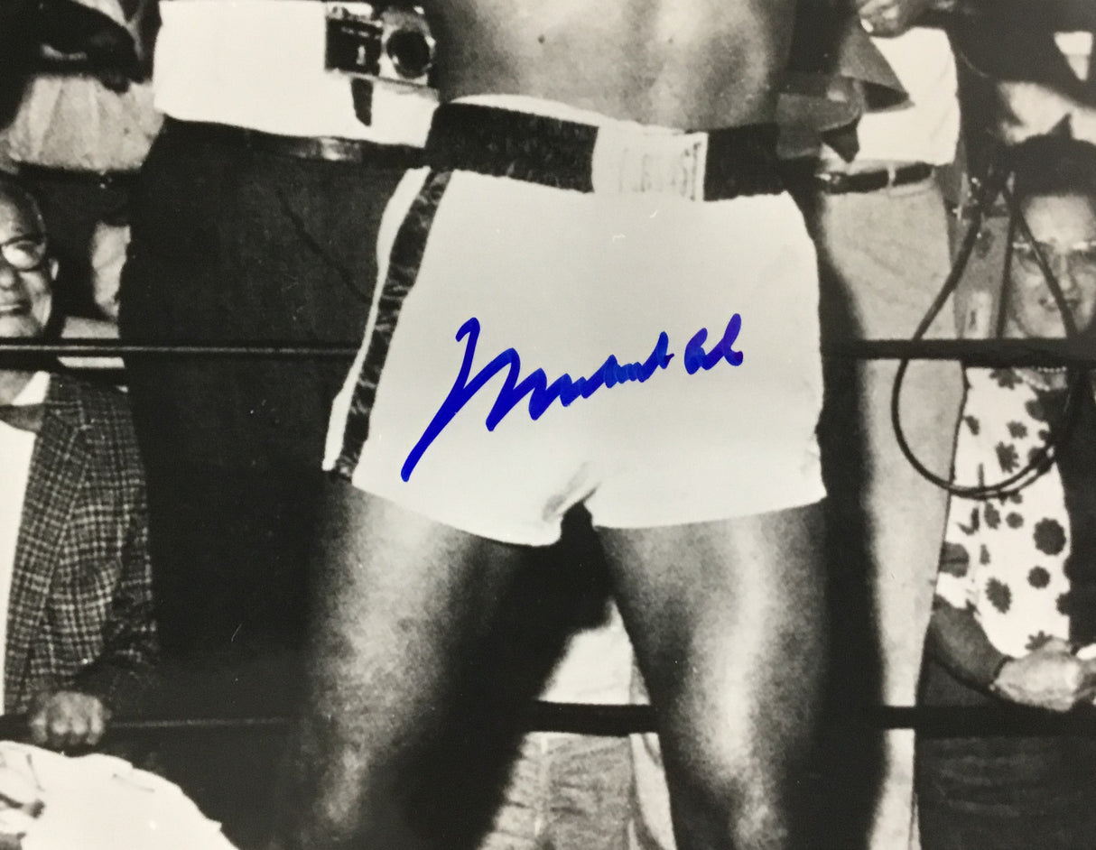 Muhammad Ali w/Beatles signed photo