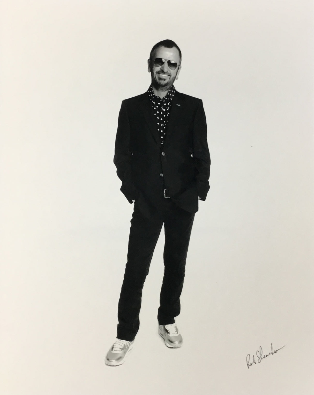 Rob Shanahan Signed Ringo Starr Photograph