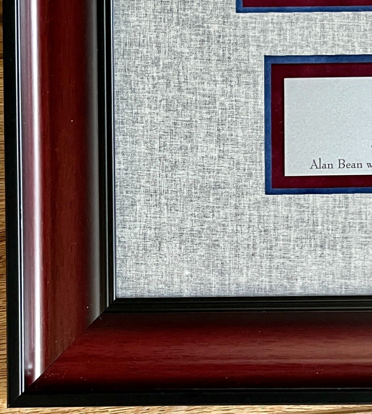 Alan Bean-Apollo 12 signed cut