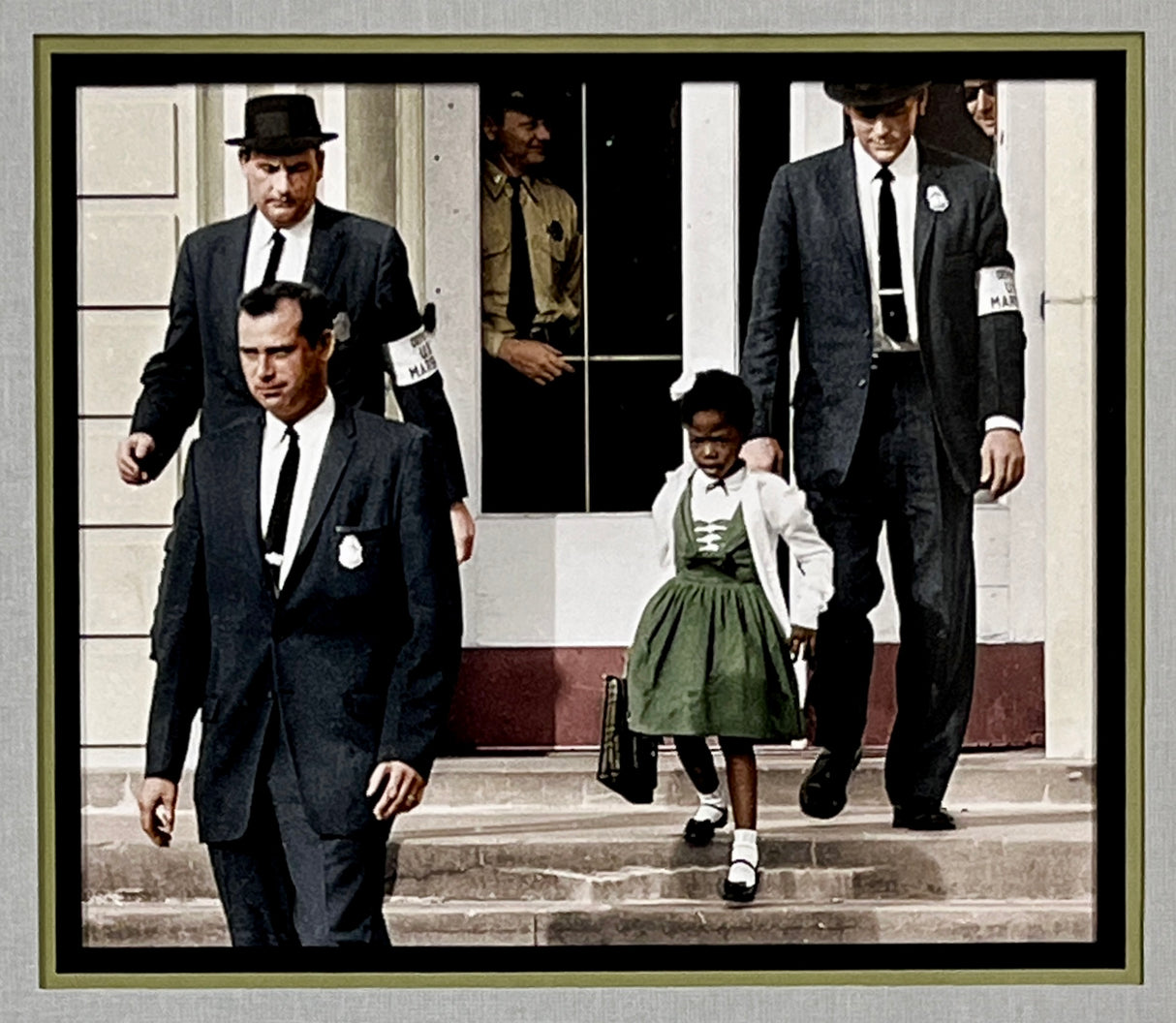 Ruby Bridges-Civil Rights Figure signed cut