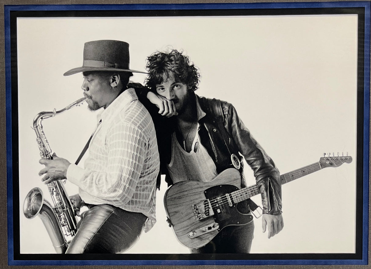 Bruce Springsteen/Clarence Clemons-Born To Run signed cuts
