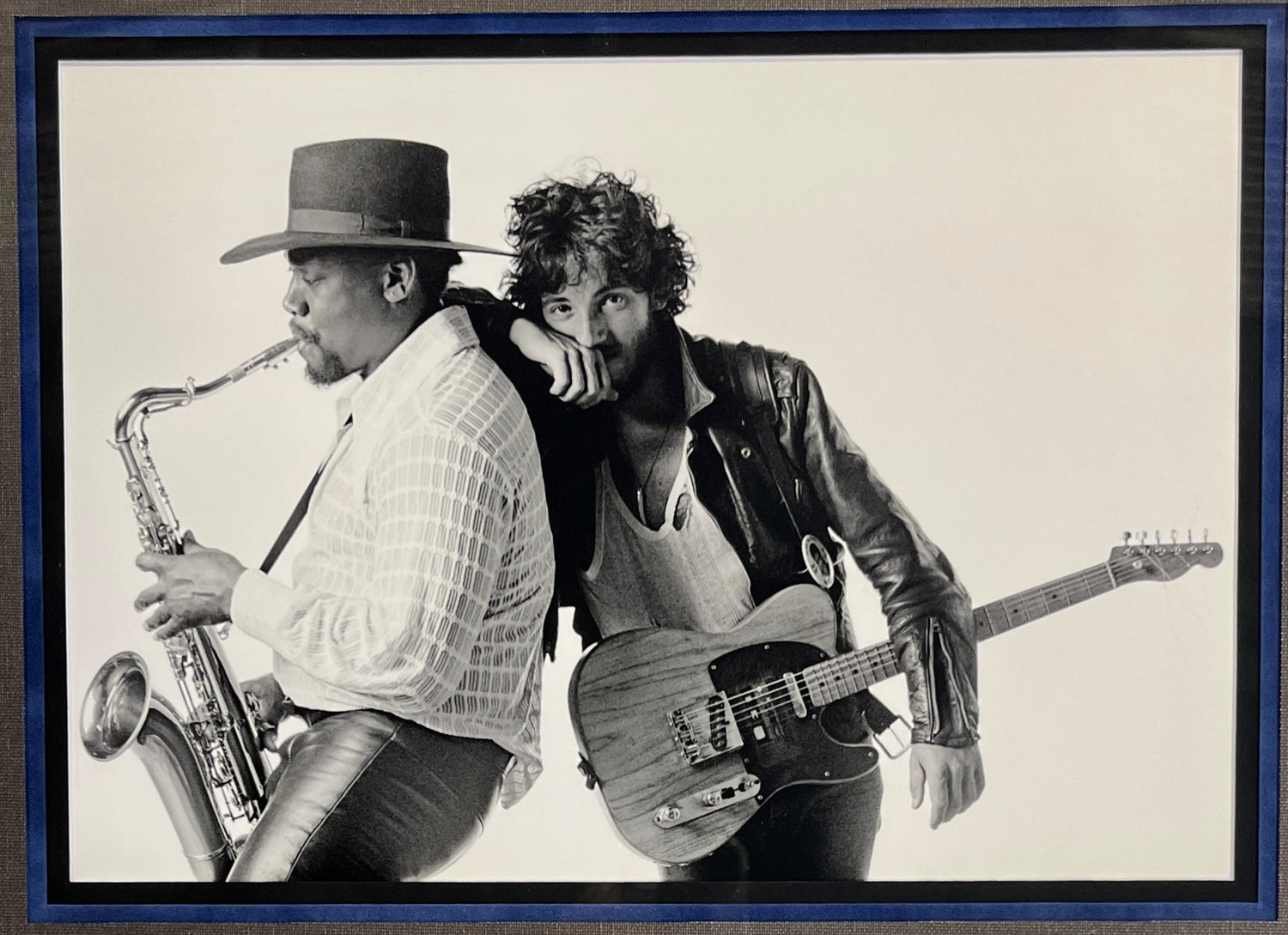 Bruce Springsteen/Clarence Clemons-Born To Run signed cuts
