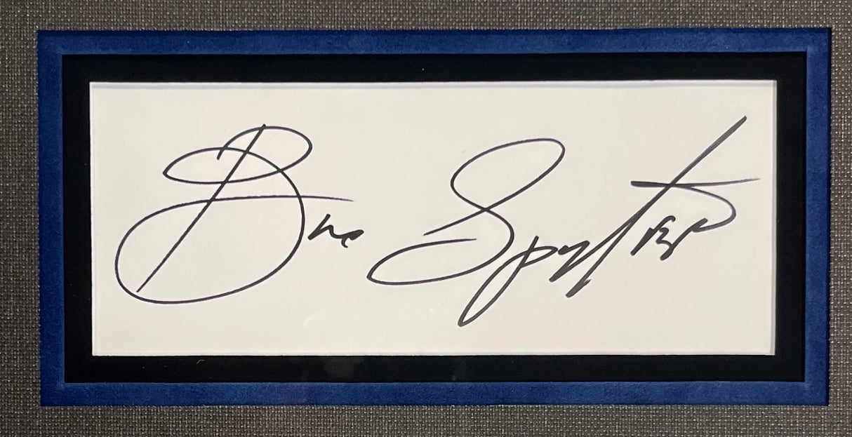 Bruce Springsteen/Clarence Clemons-Born To Run signed cuts