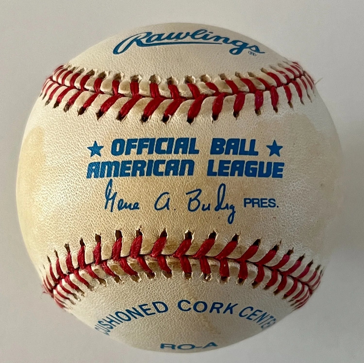 President George H.W. Bush signed baseball