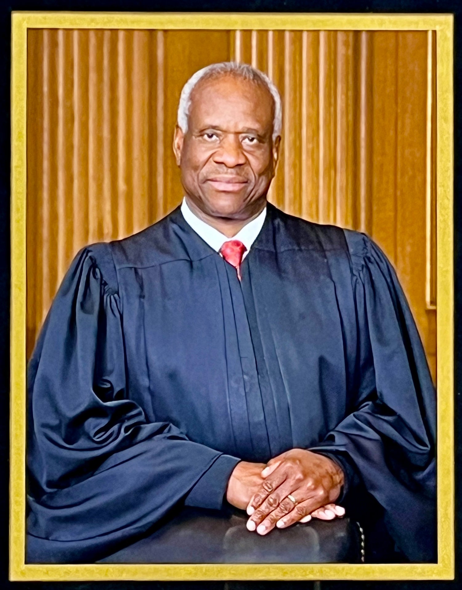 Clarence Thomas signed Chamber Card