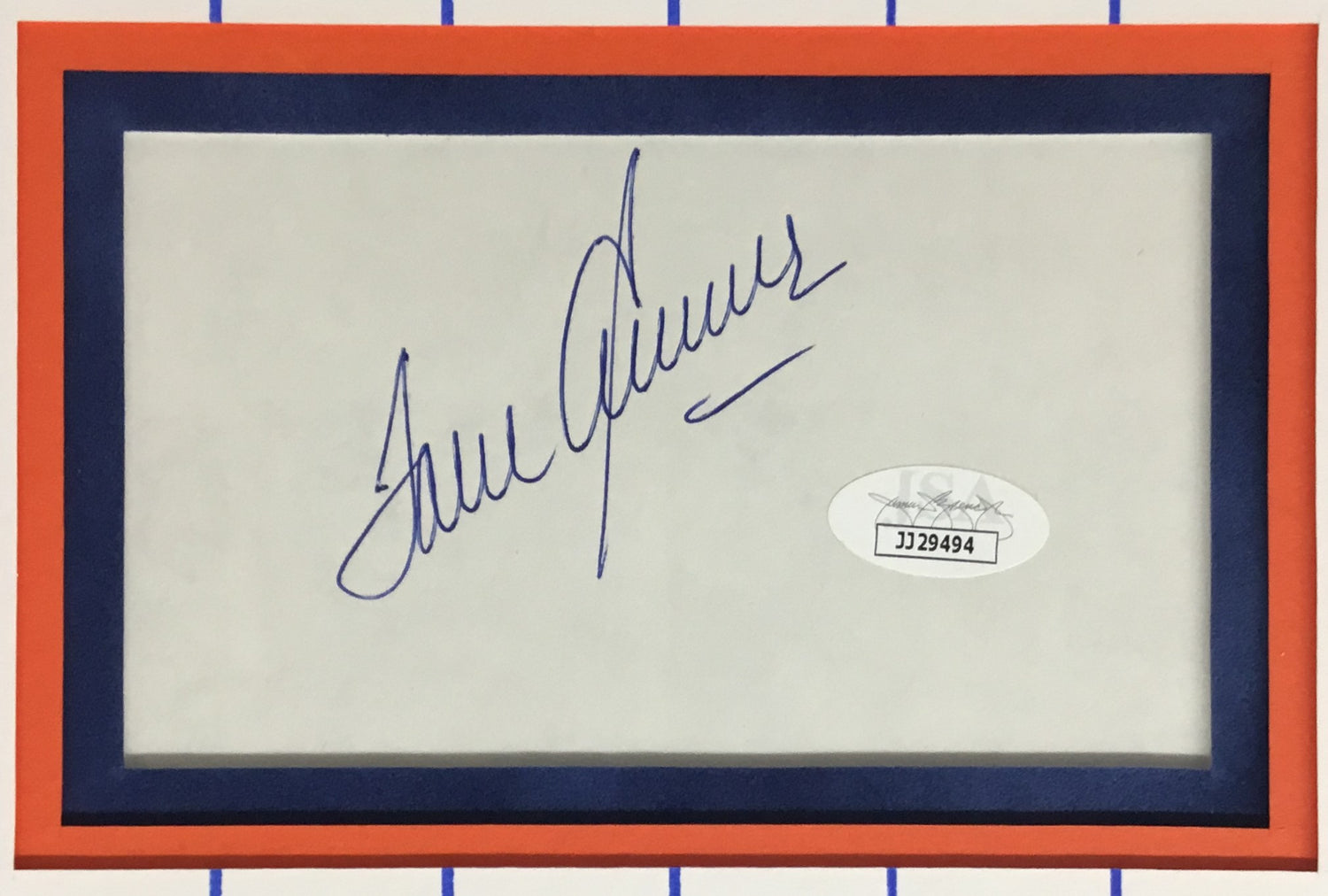 Tom Seaver-New York Mets signed cut