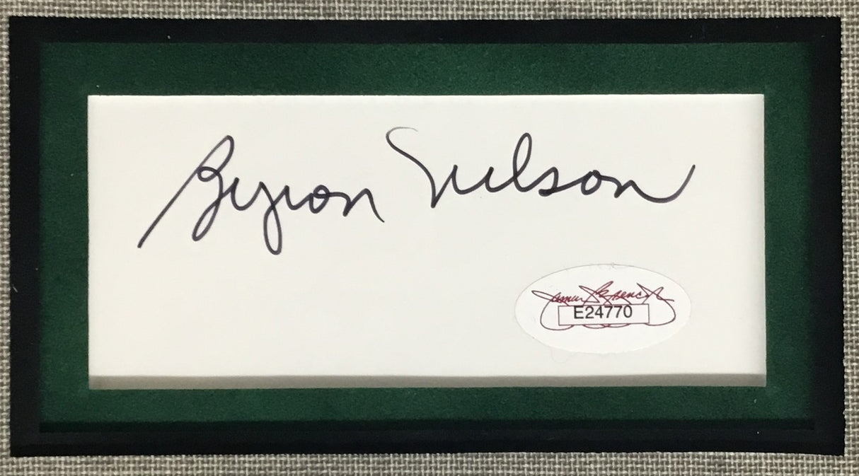 Byron Nelson d.2006 signed cut