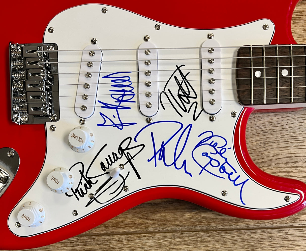 Def Leppard Band Signed Guitar