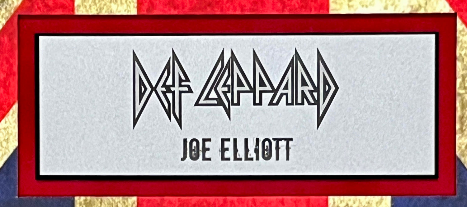 Joe Elliott-Def Leppard signed photo