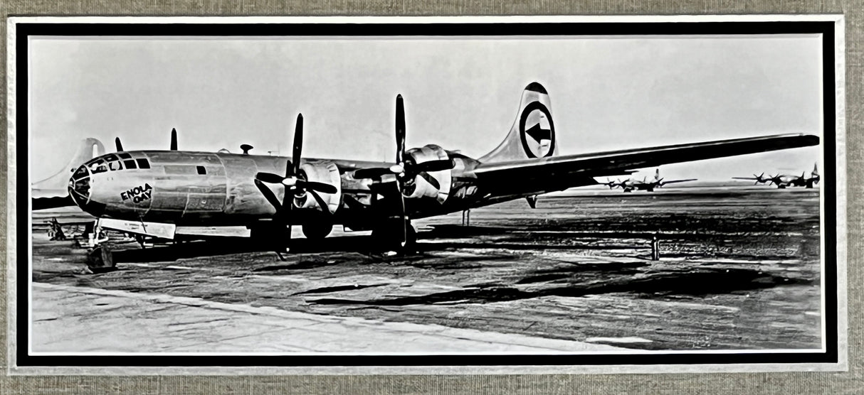 Enola Gay Crew cut signatures