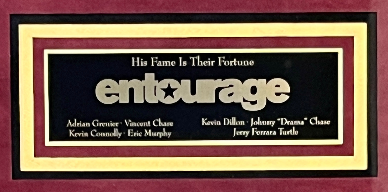 Entourage cast signed 8x10