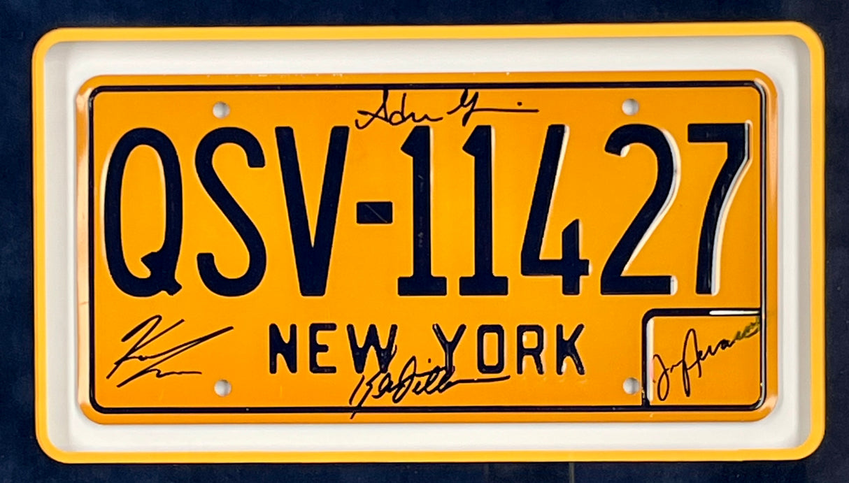 Entourage Cast signed License Plate