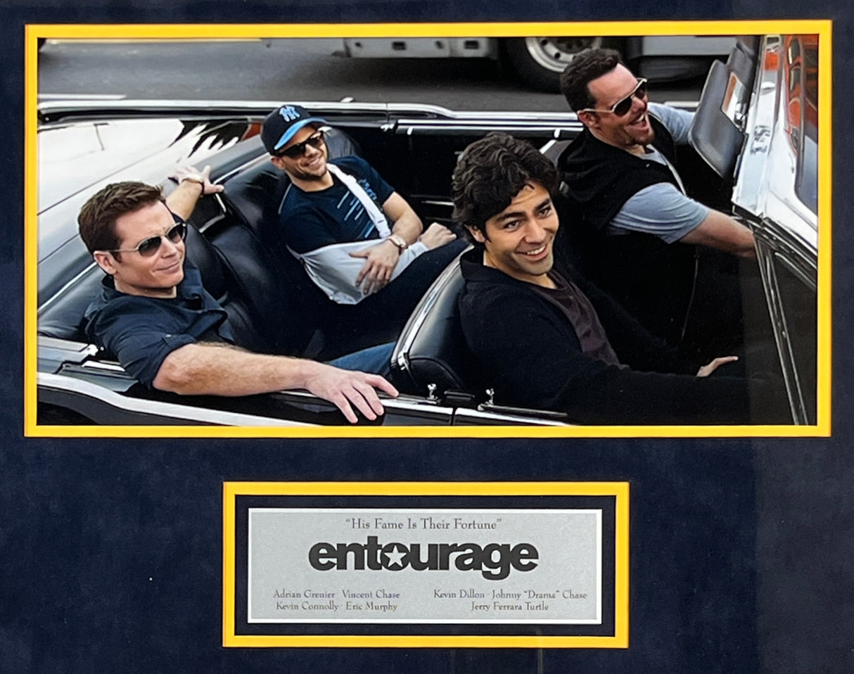 Entourage Cast signed License Plate