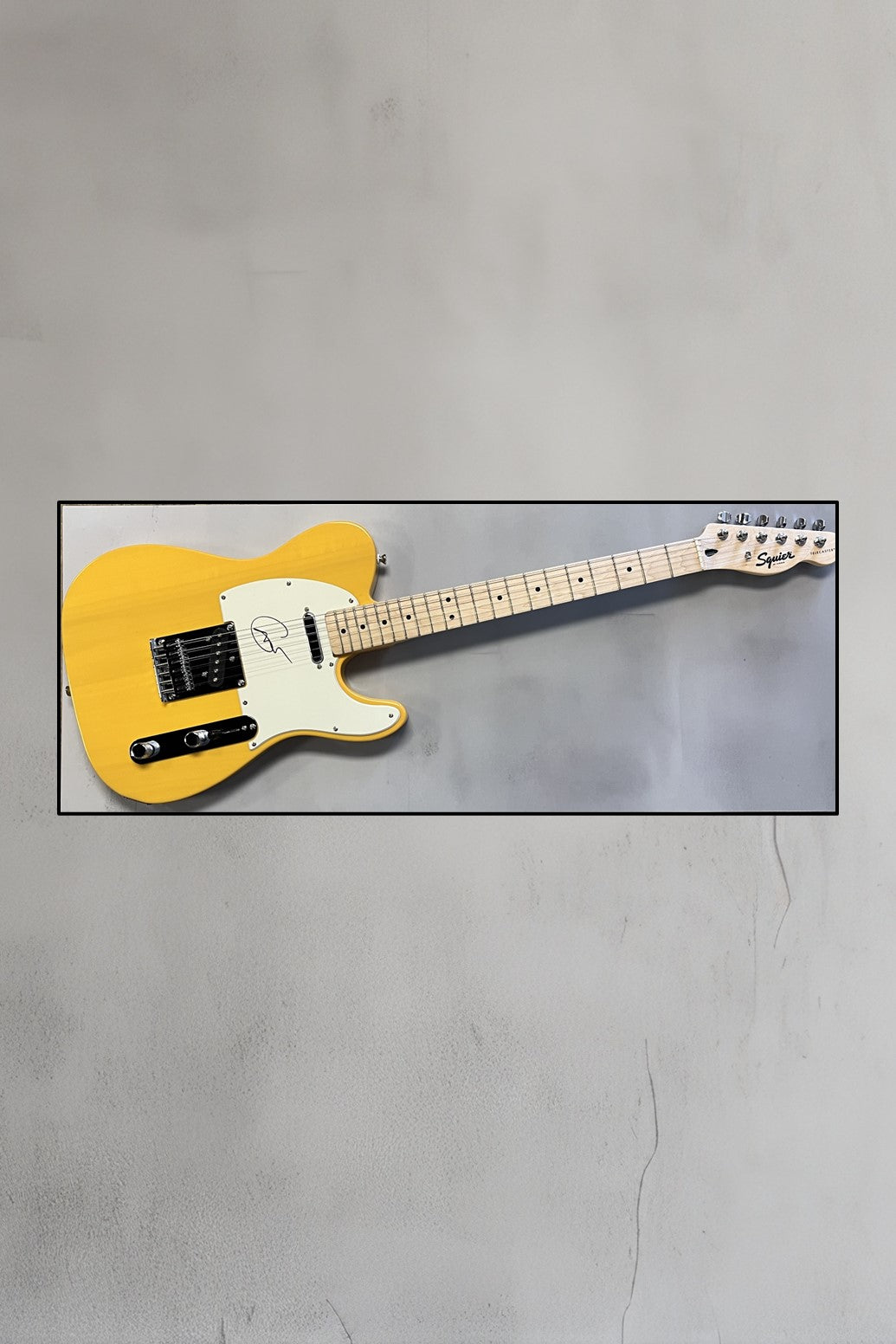 Eric Clapton (Cream/Yardbirds) signed Fender Squire guitar