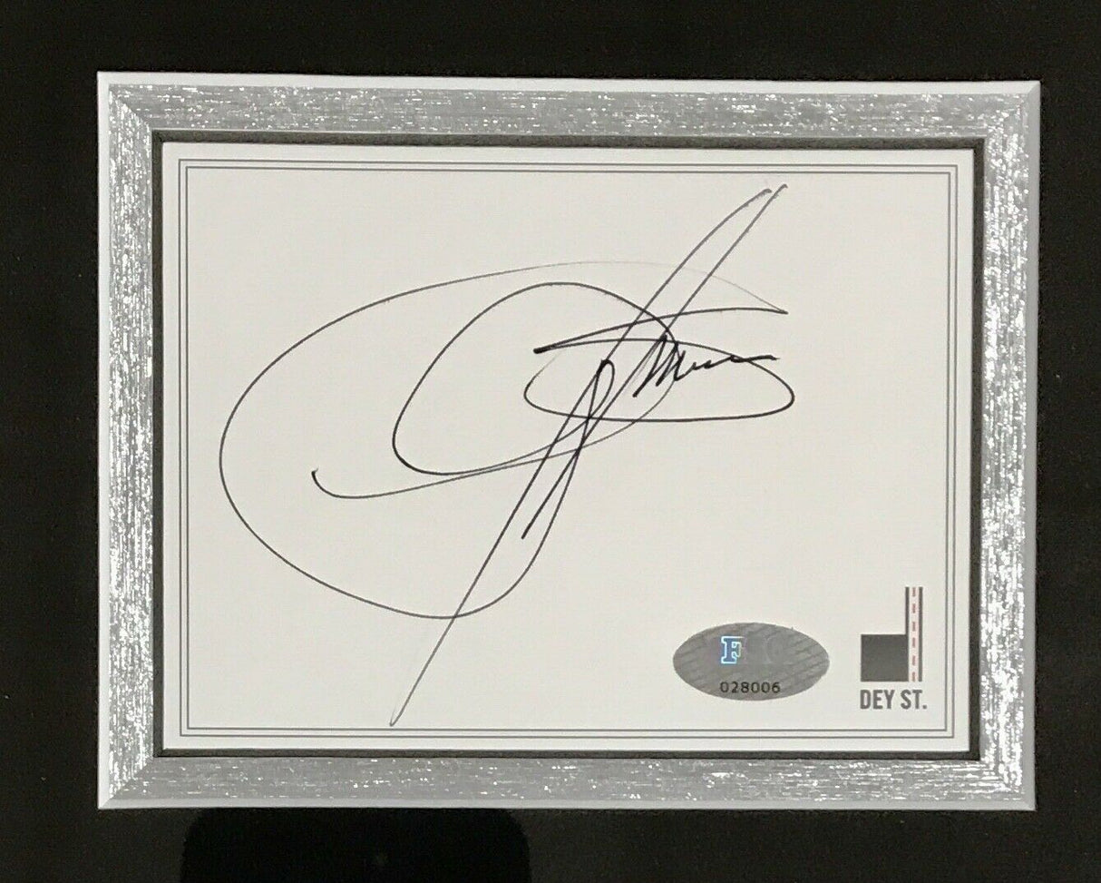 Gene Simmons-KISS signed cut