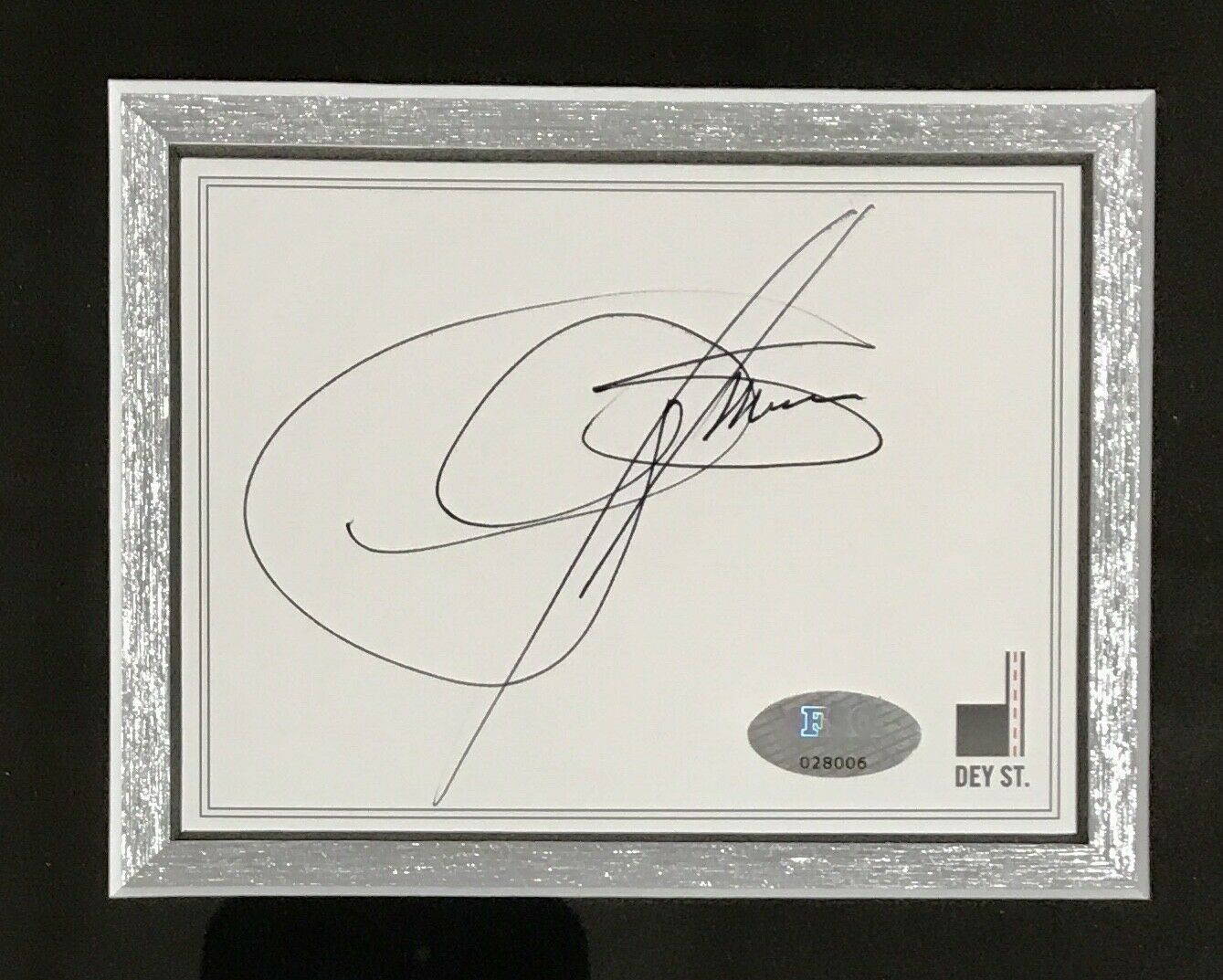 Gene Simmons-KISS signed cut