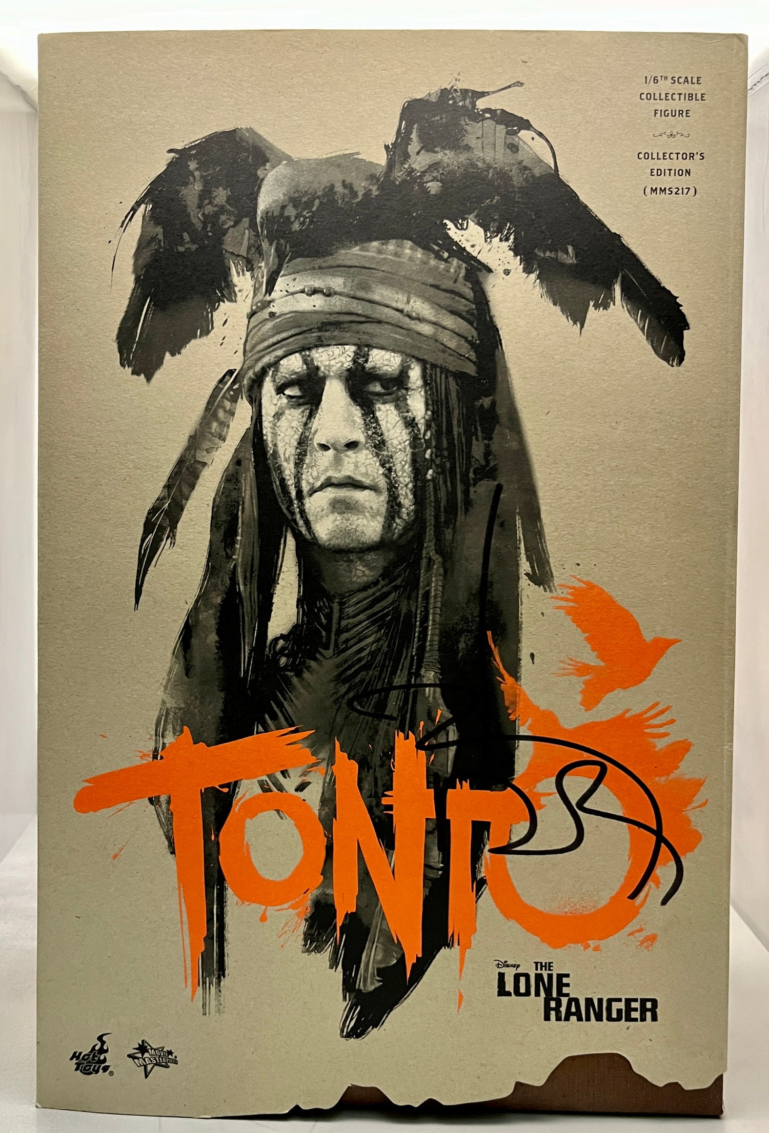 Johnny Depp-Tonto signed 12" figure