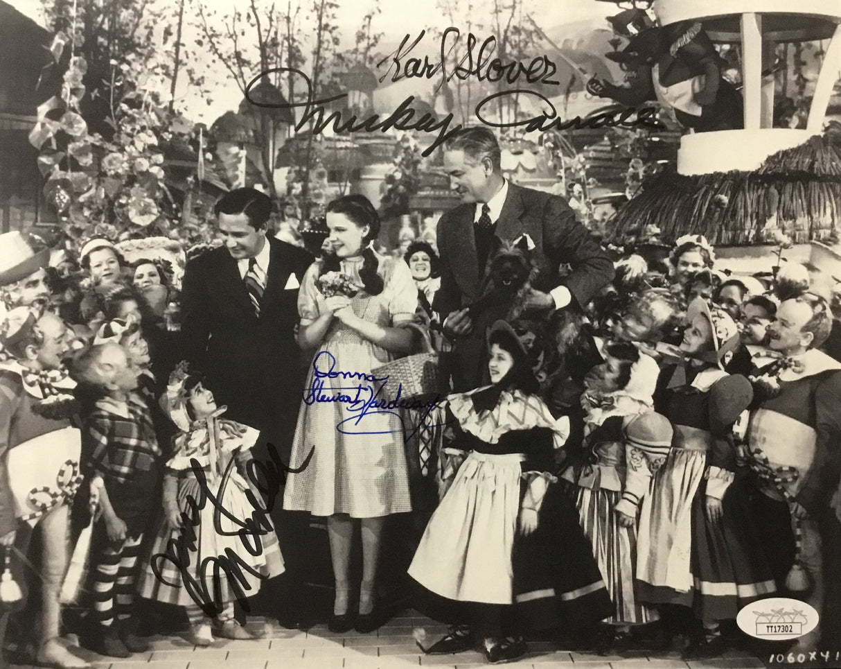 Wizard of OZ Signed by 4 Munchkins