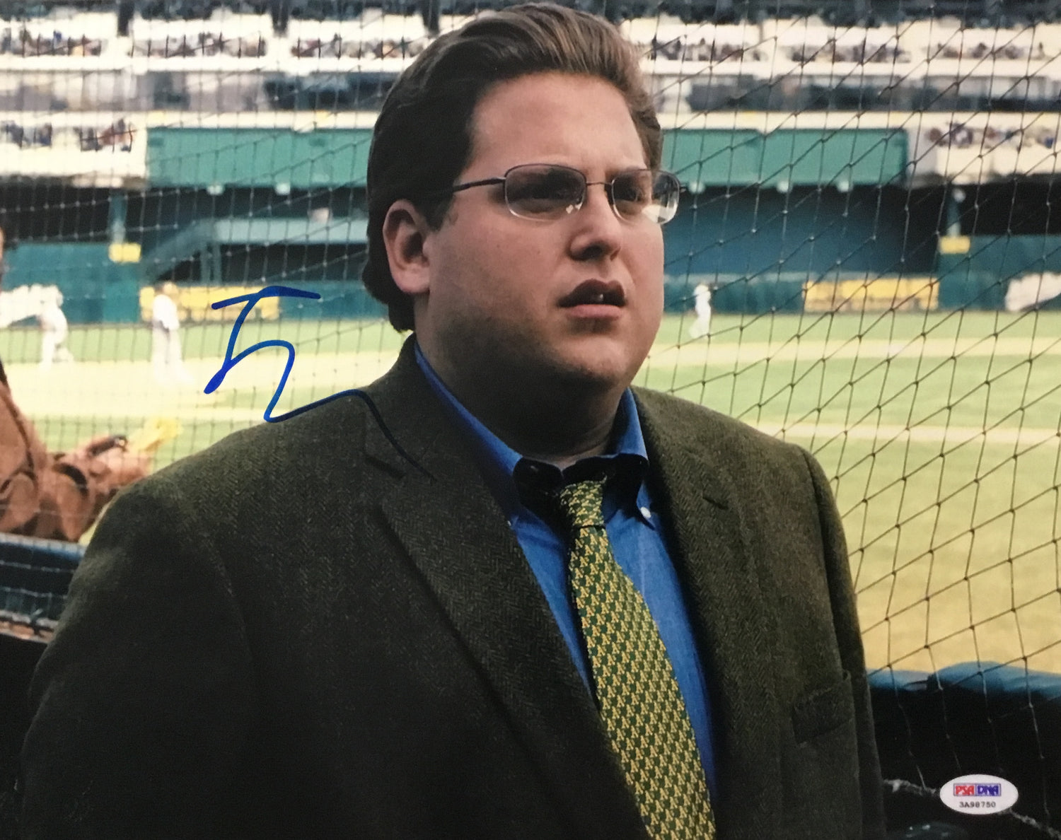 JONAH HILL Moneyball Signed Custom Framed PHOTO