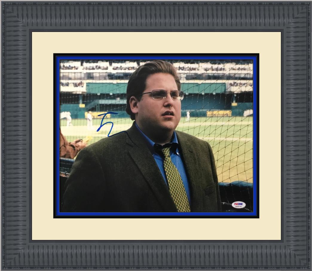 JONAH HILL Moneyball Signed Custom Framed PHOTO