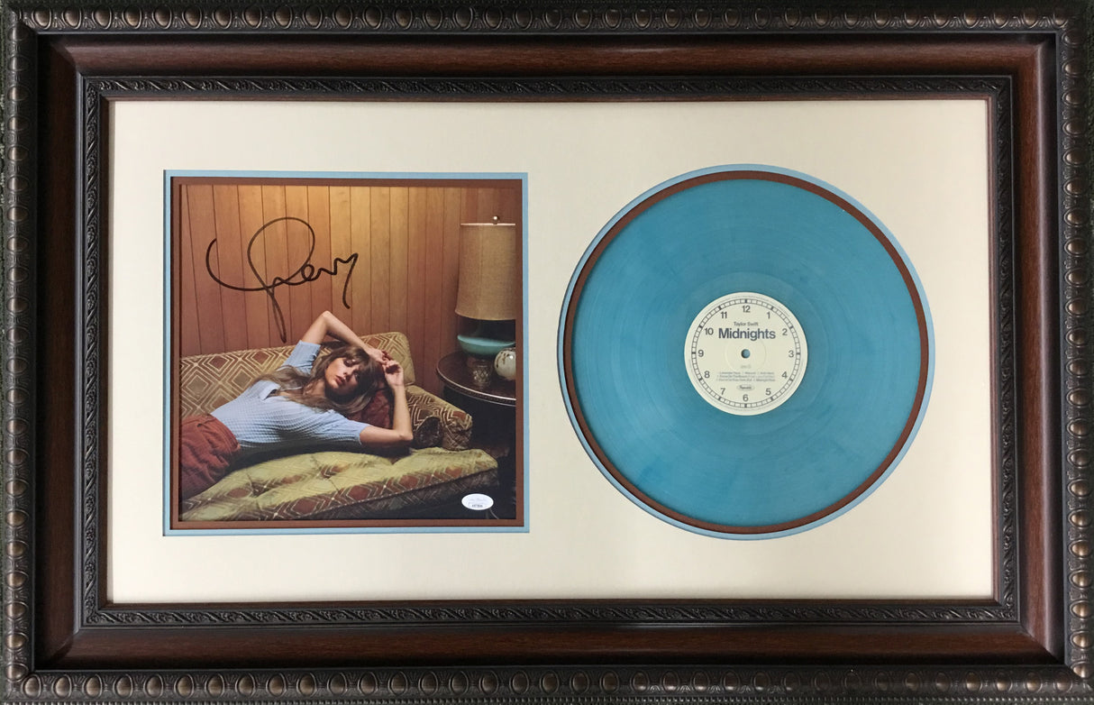 Taylor Swift Midnights Signed Record