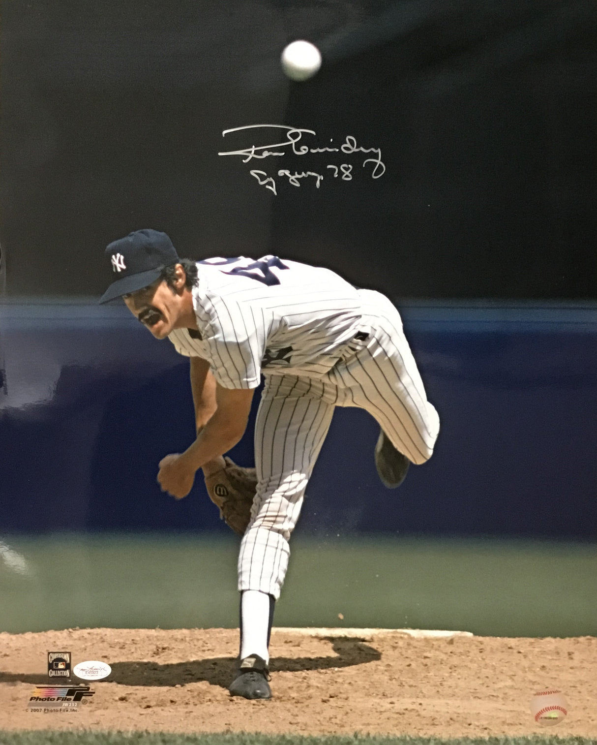 Ron Guidry signed "Cy Young '78" 16x20 photo