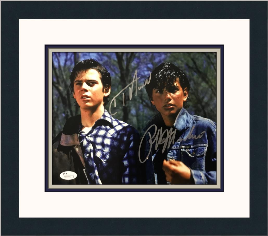 The Outsiders Ralph Macchio C Thomas Howell Signed Photograph