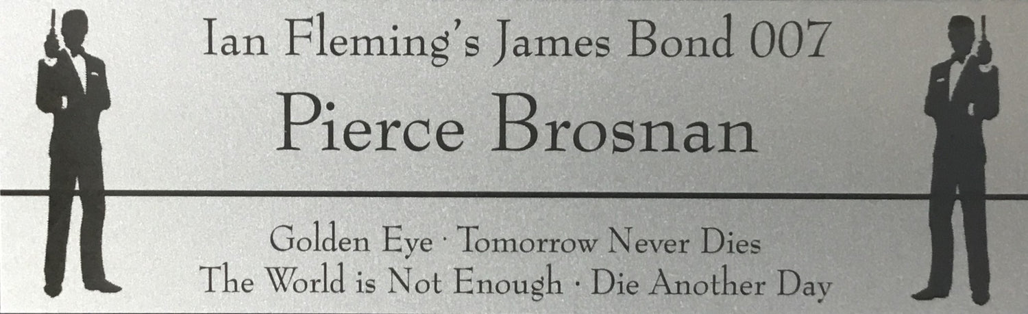 Pierce Brosnan James Bond Signed Cut