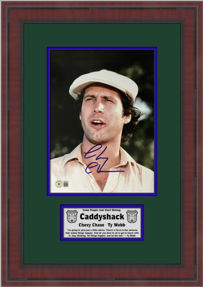Chevy Chase Caddyshack Signed 8x10 Photo