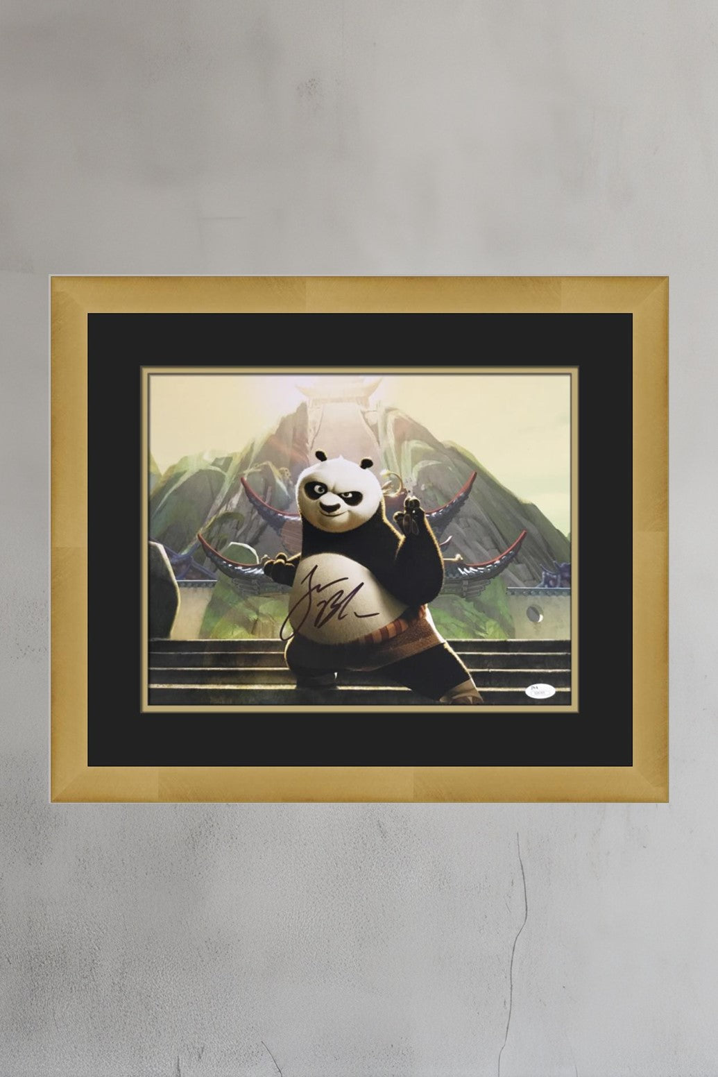 Jack Black Po Kung Fu Panda Signed Photograph