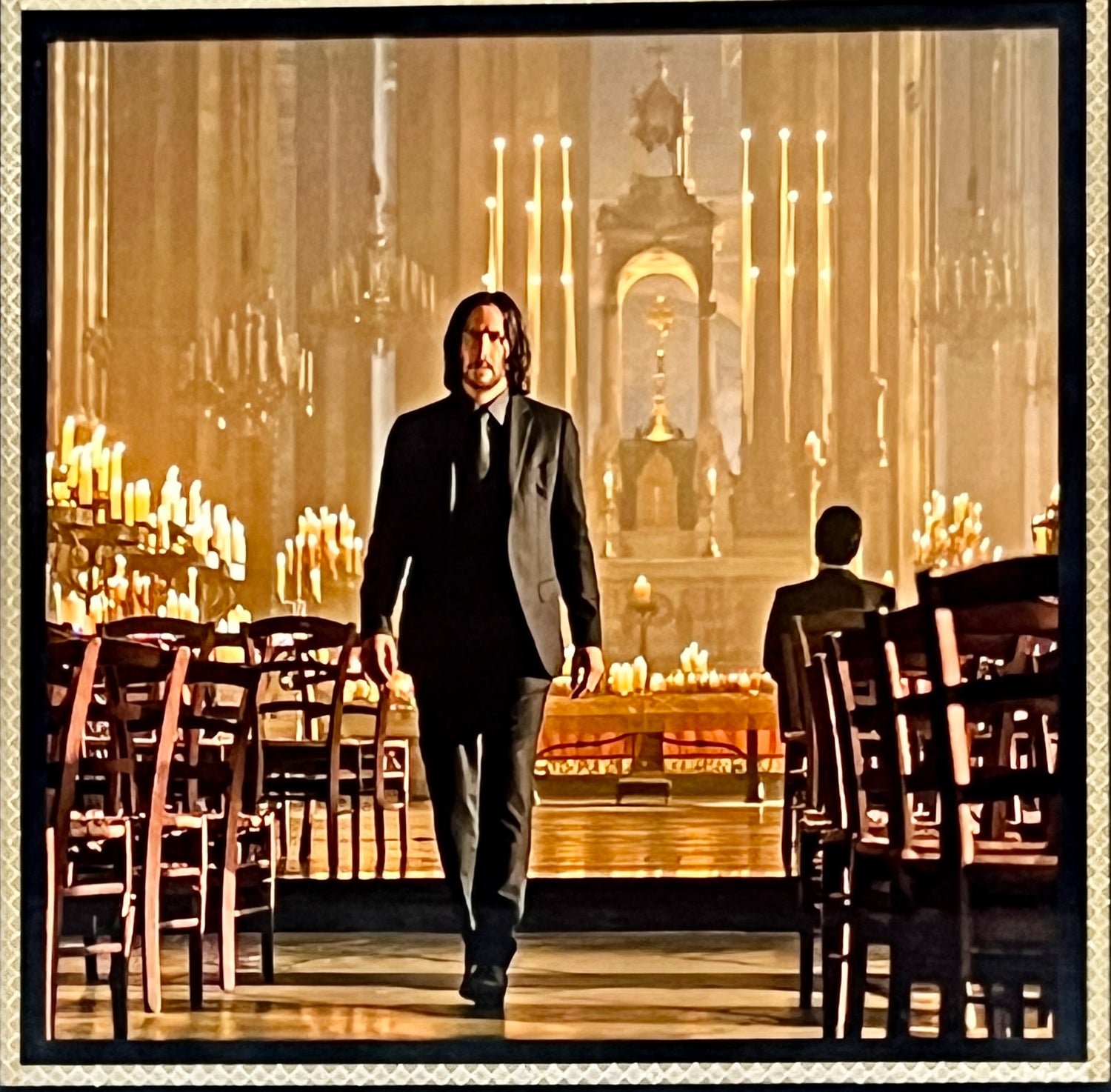 Keanu Reeves-John Wick signed cut
