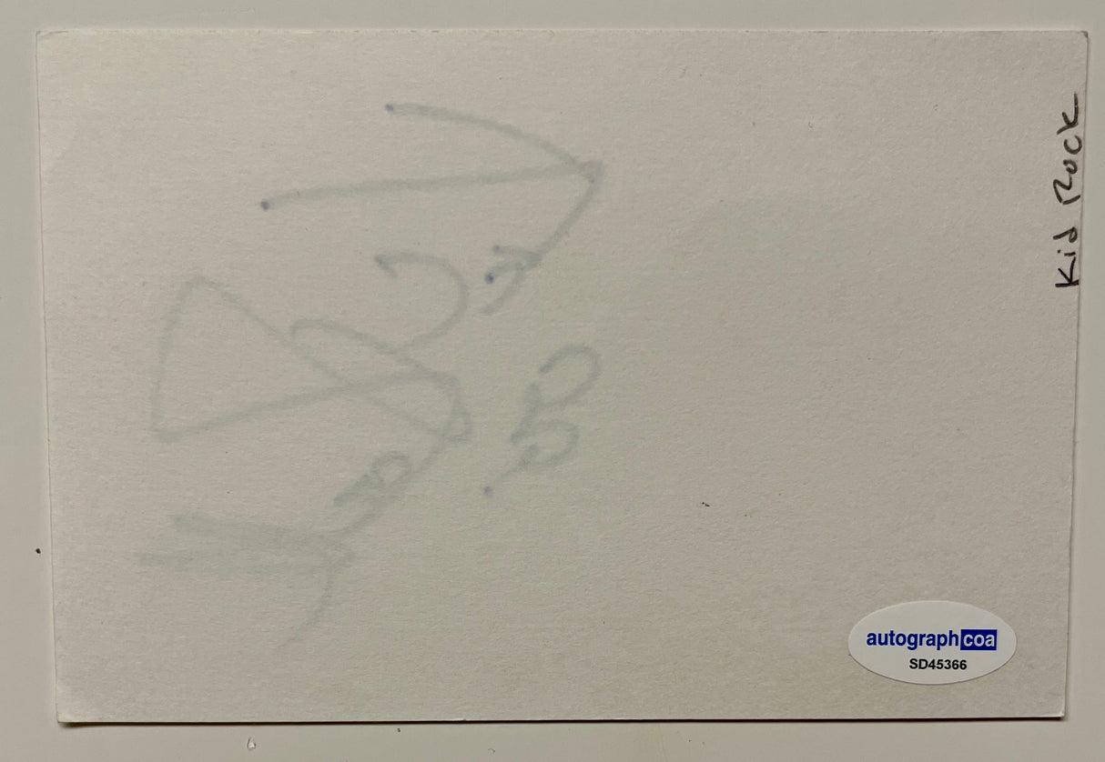 Kid Rock signed Cut
