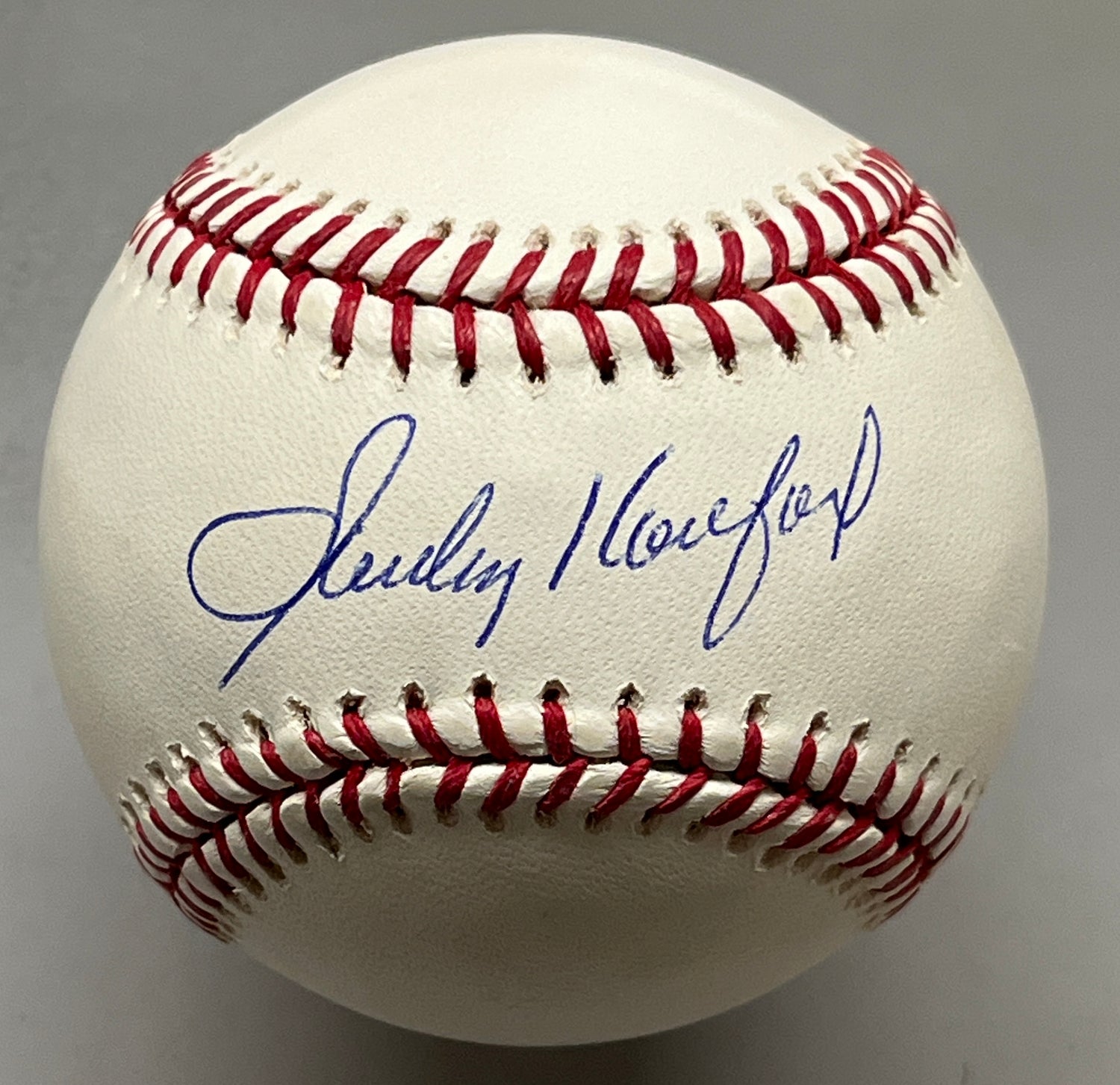 Sandy Koufax signed MLB Baseball-PSA Mint 9