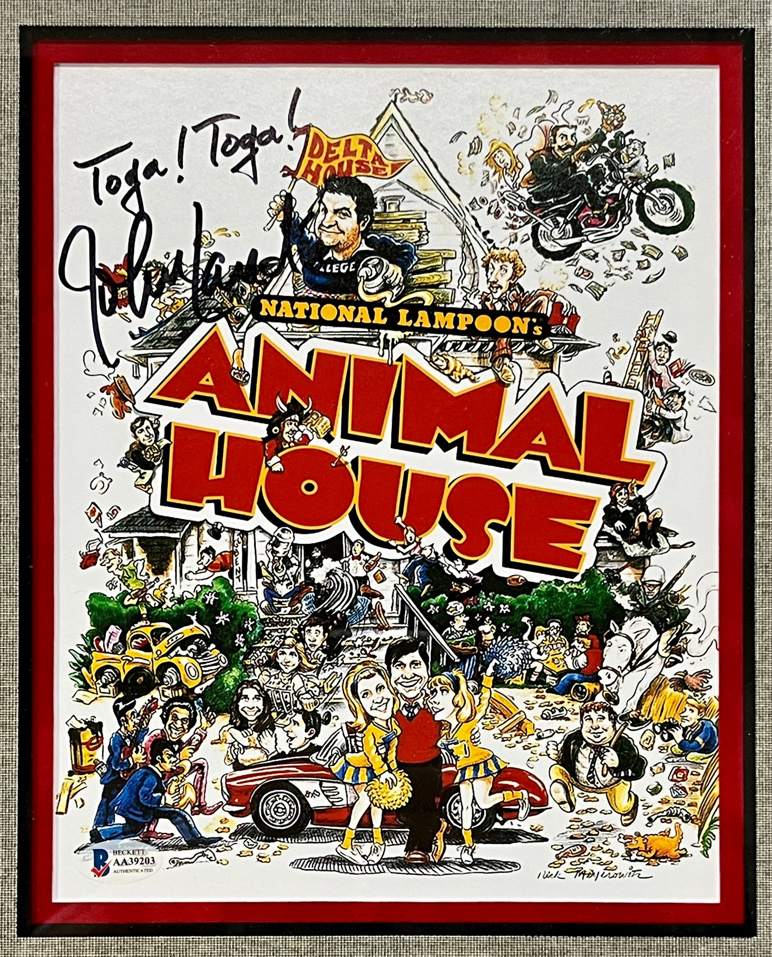 John Landis-Animal House signed photo