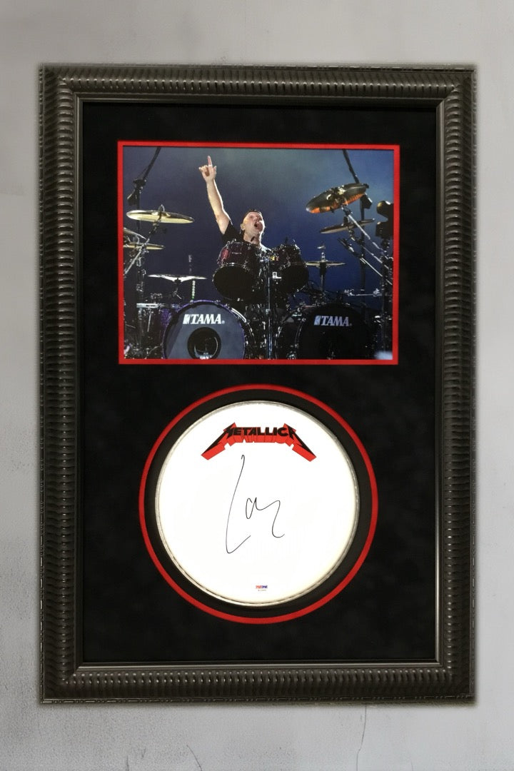 Lars Ulrich-Metallica signed drum head