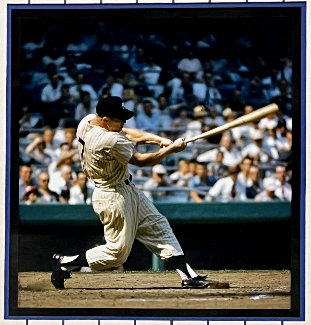 Mickey Mantle signed cut