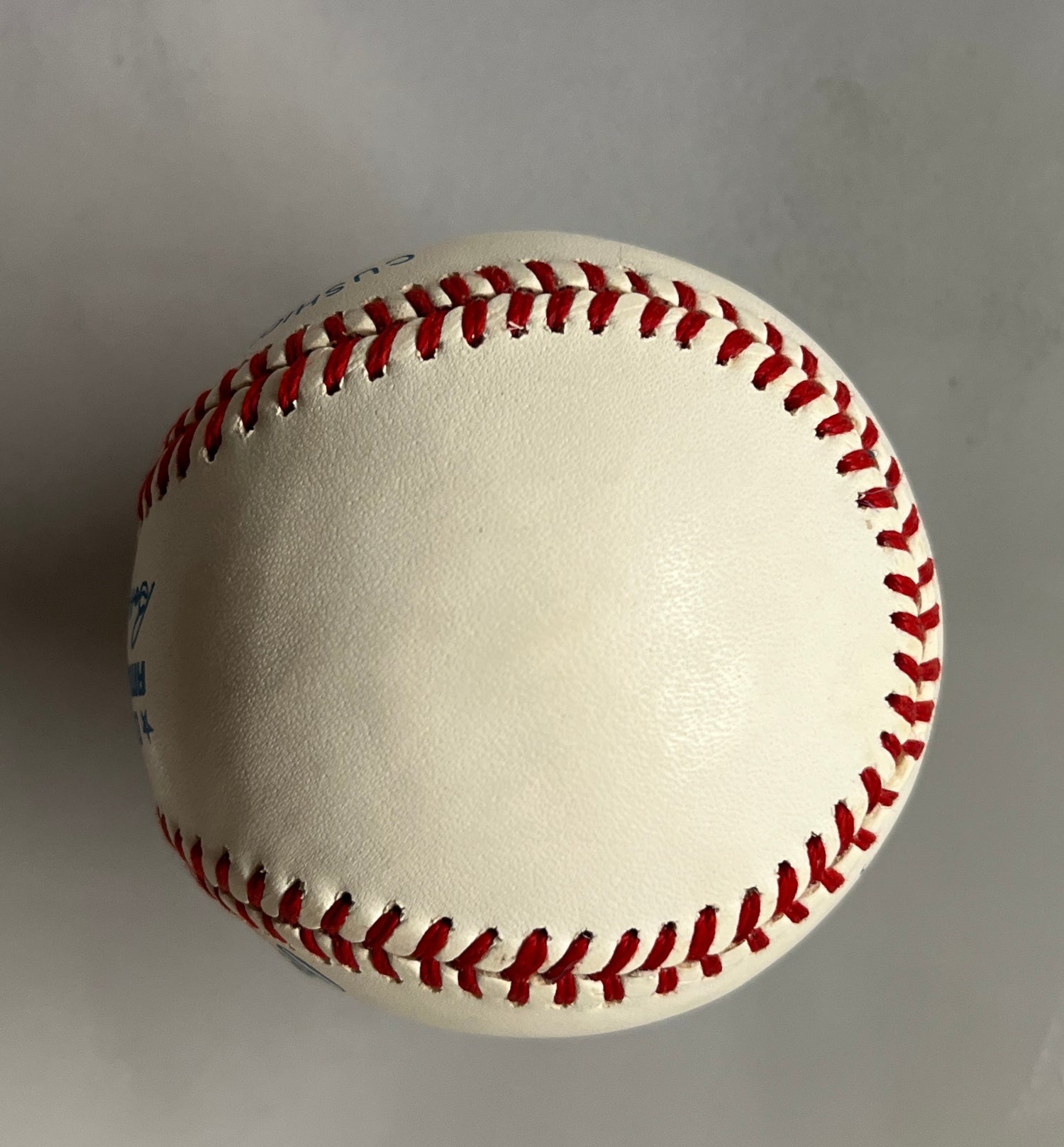 Mickey Mantle signed A.L. Baseball-PSA 8.5