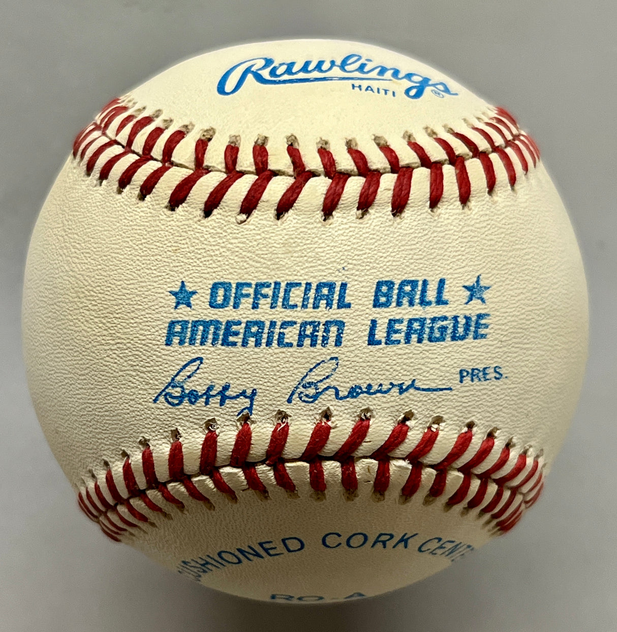 Mickey Mantle signed A.L. Baseball-JSA ZZ25048