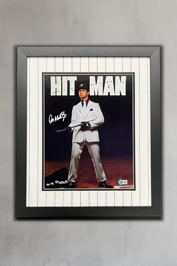 Don Mattingly-Hit Man signed 11x14 Photo