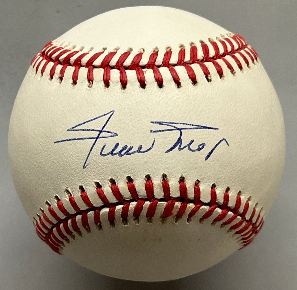 Willie Mays signed N.L. Baseball-JSA
