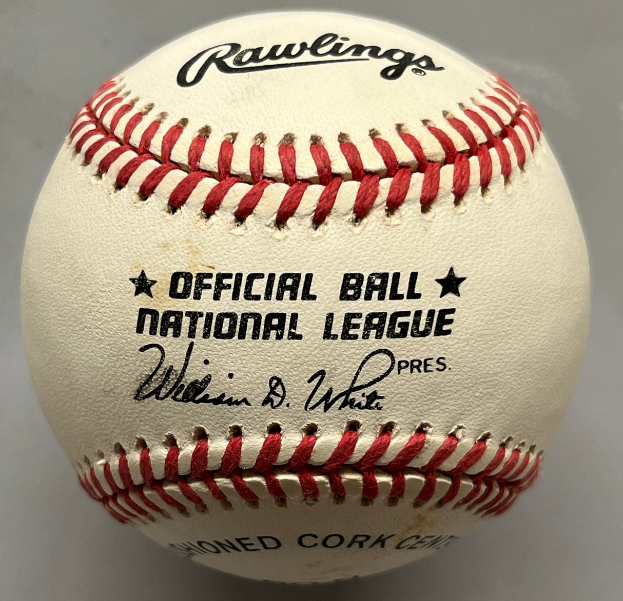 Willie Mays signed N.L. Baseball-JSA